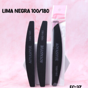 Lima de uñas negra 100/180 EC-37