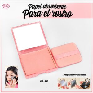 Papel absorvente para el rostro KB-190