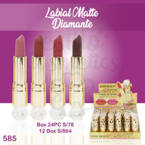 Labial matte diamante 585