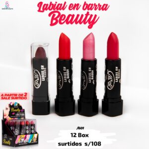 BOX DE LABIAL EN BARRA ECONOMICOS (SURTIDOS)