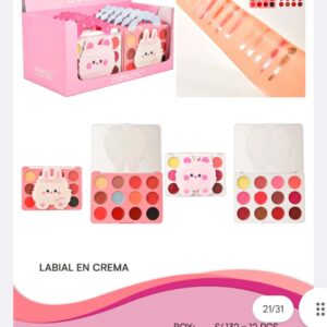 Paleta de labial en crema KC1067