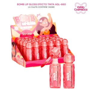 BOMB LIP GLOSS EFECTO TINTA AGL-660