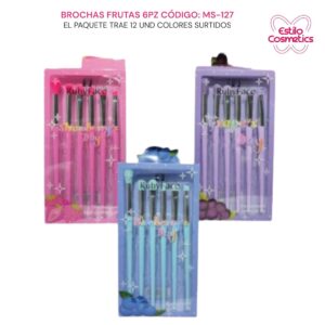 BROCHA FRUTA 6PZ CODIGO: MS-127