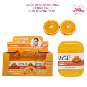 JABON DE NARANJA FLOWER SECRET XS41-E