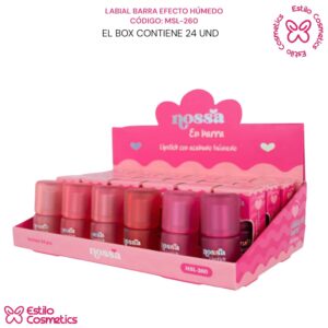 LABIAL BARRA EFECTO HUMEDO NOSSA CODIGO: MSL-260