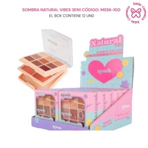 SOMBRA NATURAL VIBES 3 EN 1 CODIGO: MSSK-100