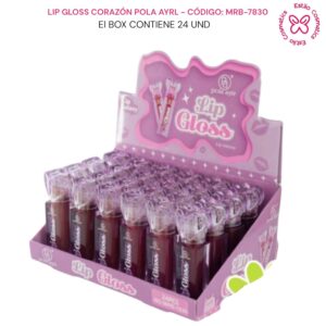 LIP GLOSS CORAZON POLA AYRL CODIGO: MRB-7830