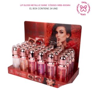 LIP GLOSS METALLIC CODIGO: MRB-800#4