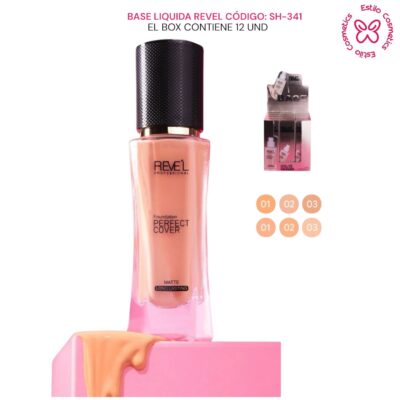 BASE DE MAQUILLAJE  LIQUIDA SH-341