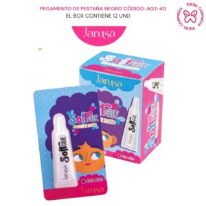 PEGAMENTO DE PESTAÑAS NEGRO SOFT AGT-40