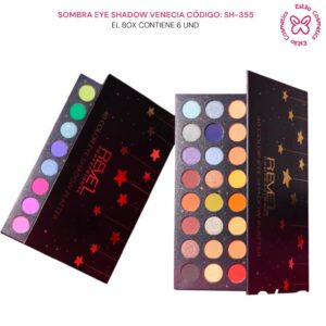 EYESHADOW VENECIA PALLETA REVEL SH-355