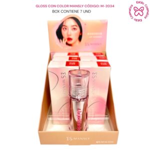 GLOSS CON CON COLOR MANSLY CODIGO:M-2034
