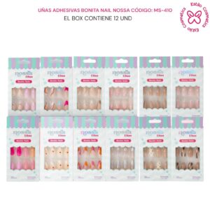 UÑAS ADHESIVAS BONITA NAILS CODIGO: MS-410