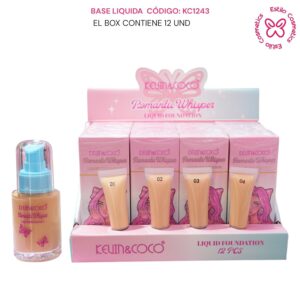 BASE DE MAQUILLAJE LIQUIDA CODIGO: KC1243