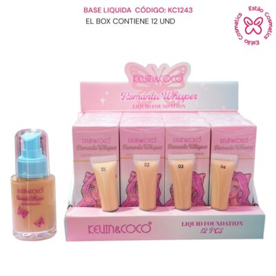 BASE DE MAQUILLAJE LIQUIDA CODIGO: KC1243