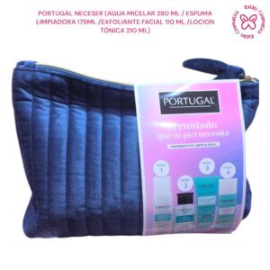 PORTUGAL NECESER (AGUA MICELAR 280Ml / ESPUMA LIMPIADORA 175 ML / EXFOLIANTE FACIAL 110 ML / LOCIÓN TONICA 210 ML )