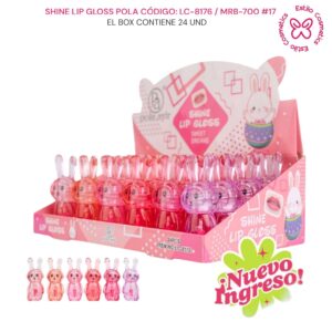 SHINNE LIP GLOSS POLA CODIGO:MRB-700 #17 / LC-8176