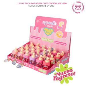 LIP OIL SODA POP NOSSA CUTE CODIGO: MSL-390