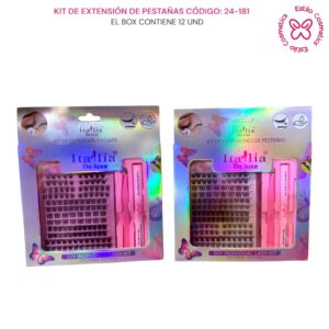 KIT DE EXTENSION DE PESTAÑAS CODIGO: 24-181