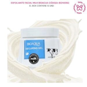 CREMA EXFOLIANTE FACIAL MILK BIOACUA CODIGO: BQY45162
