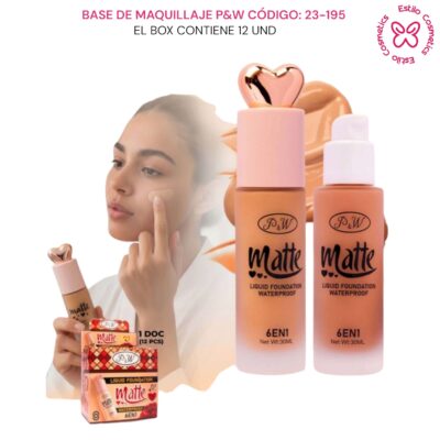 BASE DE MAQUILLAJE P&W CÓDIGO: 24-195