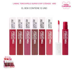 Labial terciopelo super stay 490