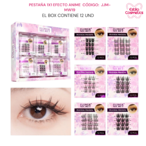 Pestañas 1x1 efecto anime JJM-MW19