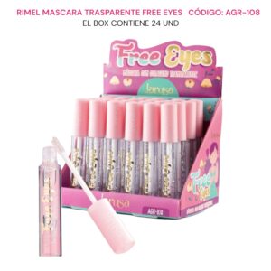 MÁSCARA RIMEL TRASPARENTE FREE EYES CÓDIGO: AGR-108