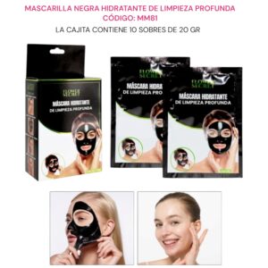 MASCARILLA NEGRA SACHETS 20GR CÓDIGO: MM81