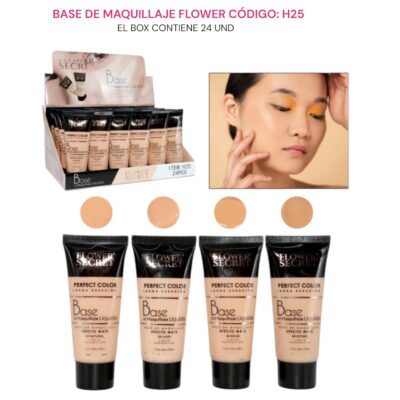 BASE DE MAQUILLAJE FLOWER SECRET CÓDIGO: H25