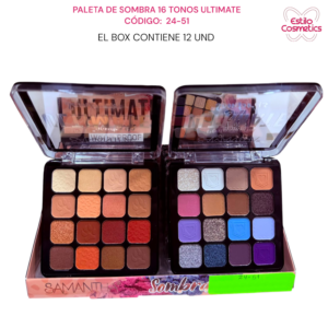Paleta de sombra 16 tonos ultimate 24-51