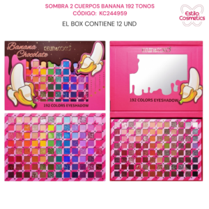 Sombra 2 cuerpos banana 192 tonos KC244959