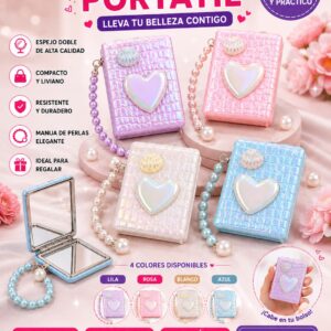 Espejo de cartera premium tornasol ECA-112