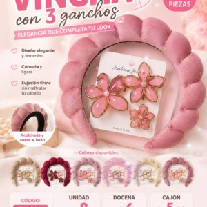 Diadema + 3 ganchos ECA-116