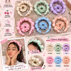 Diadema + colet satinado cereza ECA-123