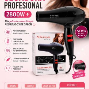 Secadora de cabello 2800w ECA-134