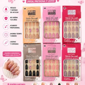 Uñas postizas FAIRY 24PC ECA-76