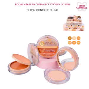 Polvo compacto + base en crema rice GCS140