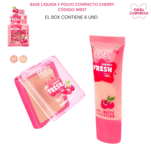 Base liquida + polvo compacto cherry M937