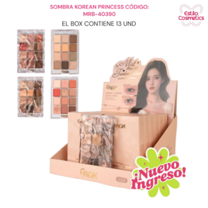 Paleta de sombra korean princess MRB-40390