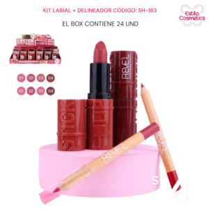 Kit labial + delineador SH-183