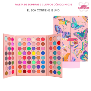Paleta de sombras 3 cuerpos M1038