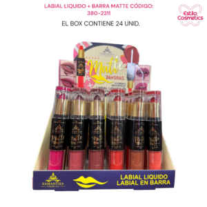 LABIAL LIQUIDO + BARRA MATTE 380-2311