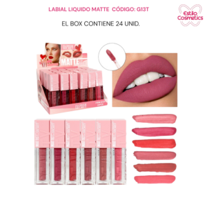 LABIAL LIQUIDO MATTE FLOWER SECRET G13T