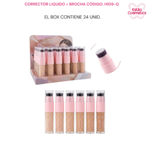 CORRECTOR LIQUIDO + BROCHA FLOWER SECRET H109-Q