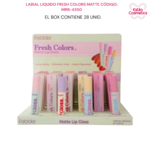LABIAL LIQUIDO FRESH COLORS MATTE MRB-4350 - FBC073A