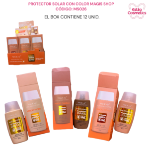 PROTECTOR SOLAR CON COLOR MAGIC SHOP MS026