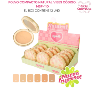 POLVO COMPACTO NATURAL VIBES MSP-110