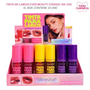TINTA DE LABIOS EVER BEAUTY CÓDIGO: KB-245