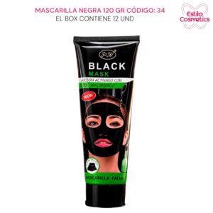 MASCARILLA NEGRA CÓDIGO:34